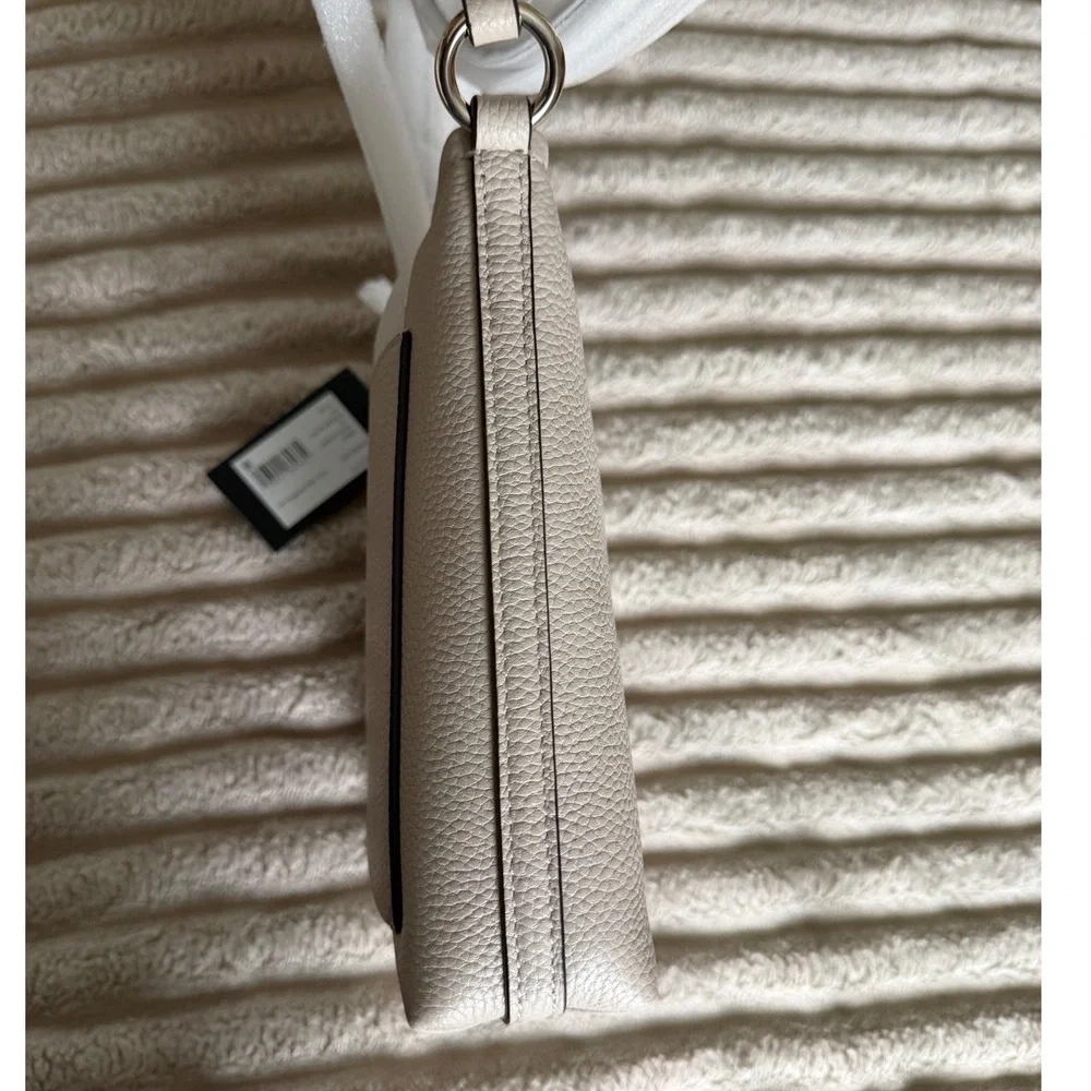 Kate Spade New York Ava Small Swingpack‎ Beige Pebbled Leather